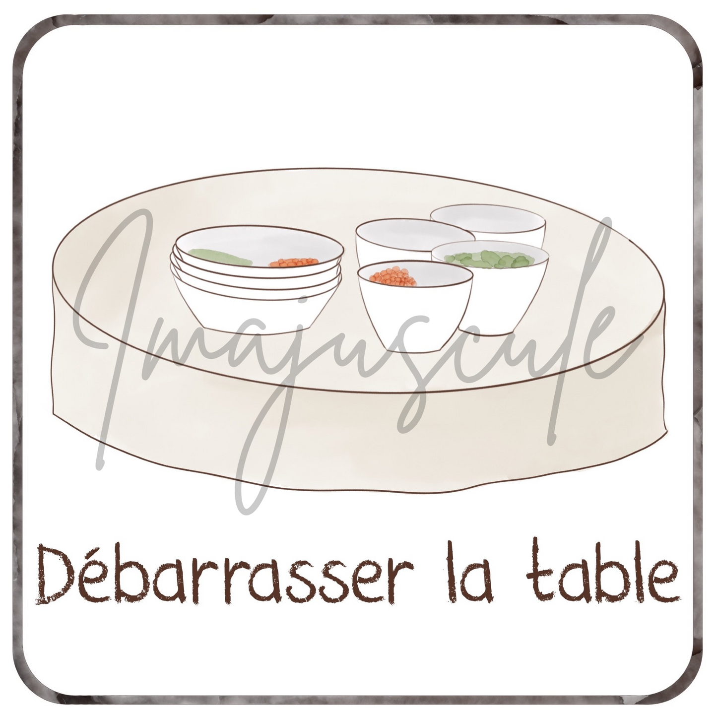 Débarrasser la table