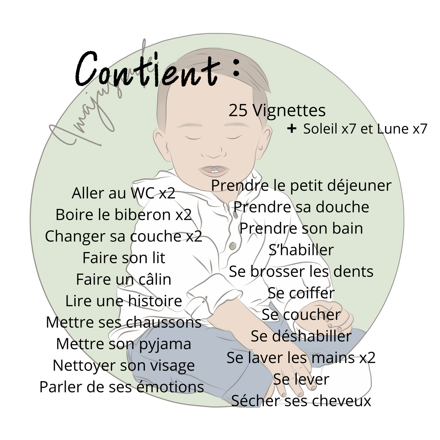 Routine matin/soir beige