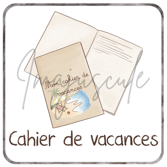 Cahier de vacances