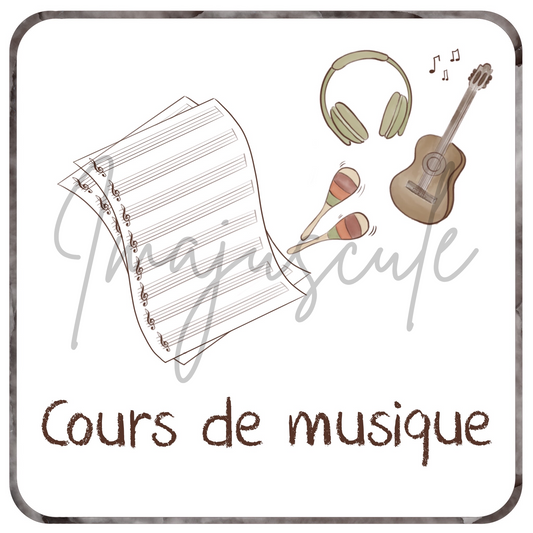 Cours de musique