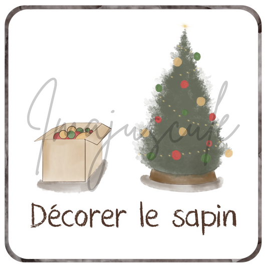 Décorer le sapin