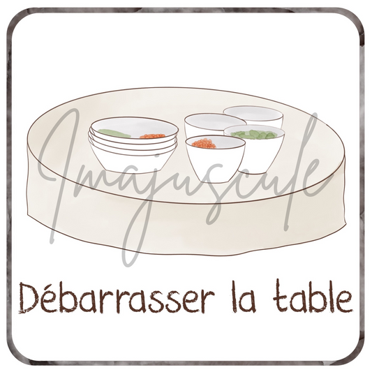 Débarrasser la table