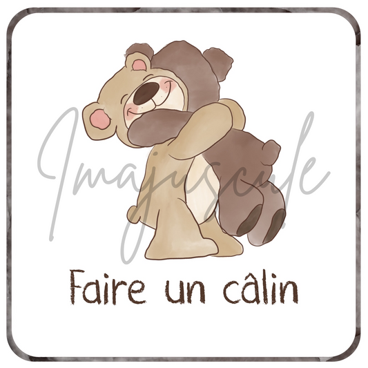 Faire un câlin