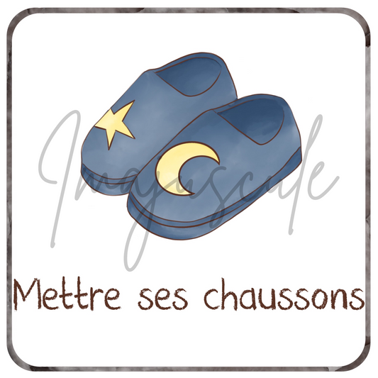 Mettre ses chaussons