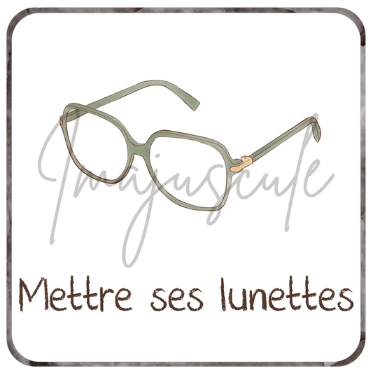 Mettre ses lunettes