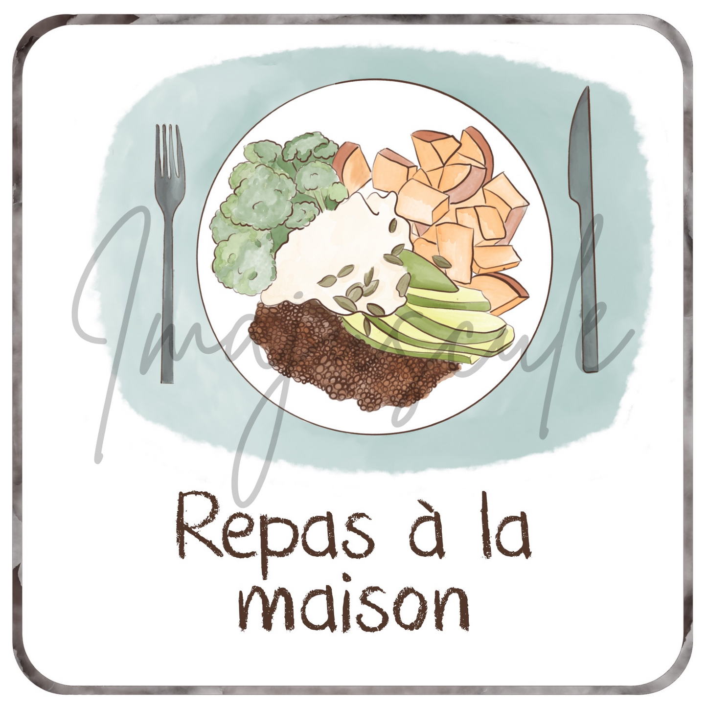 Repas à la maison